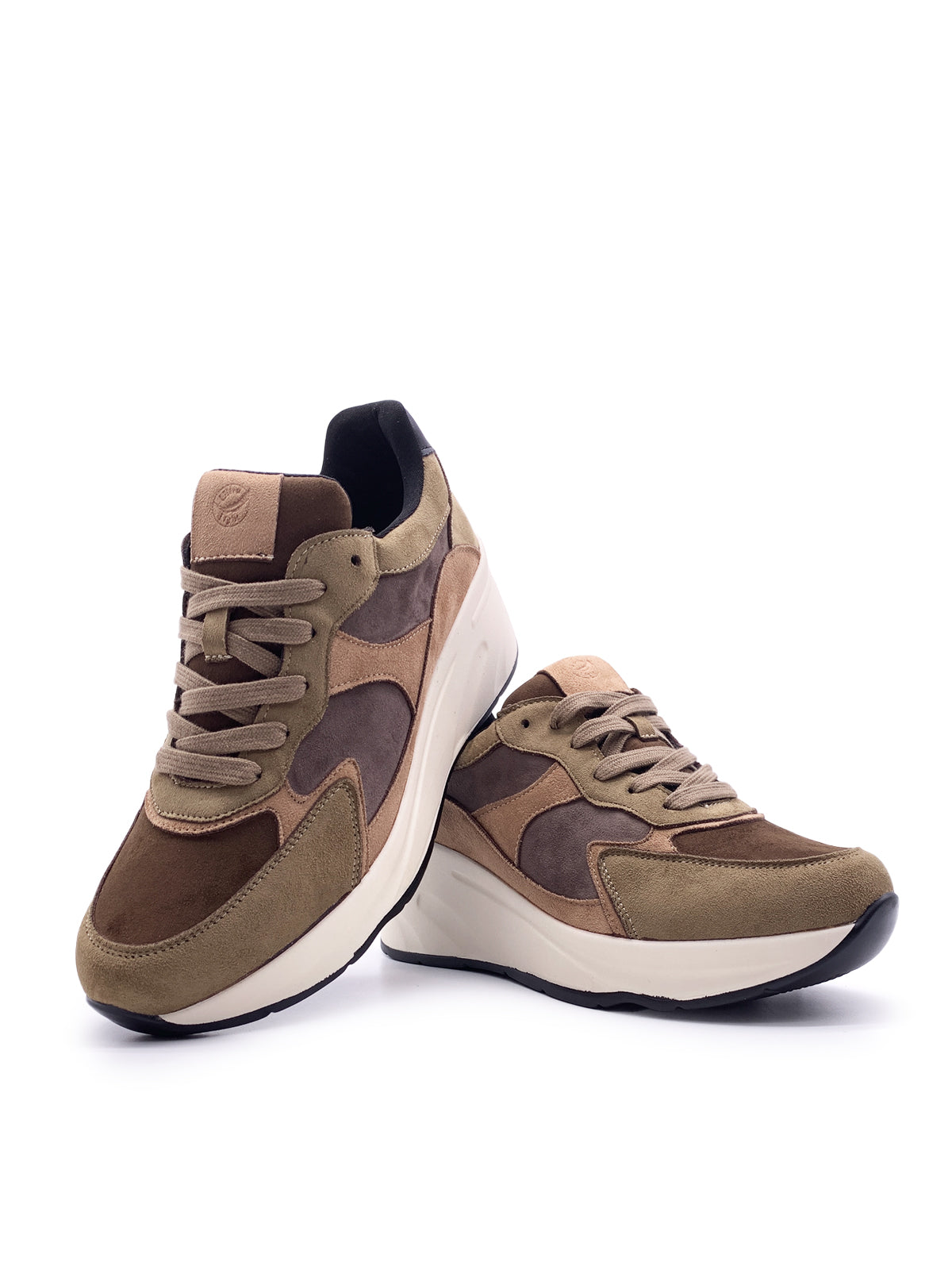 ADALGISA - Sneakers in camoscio bicolor