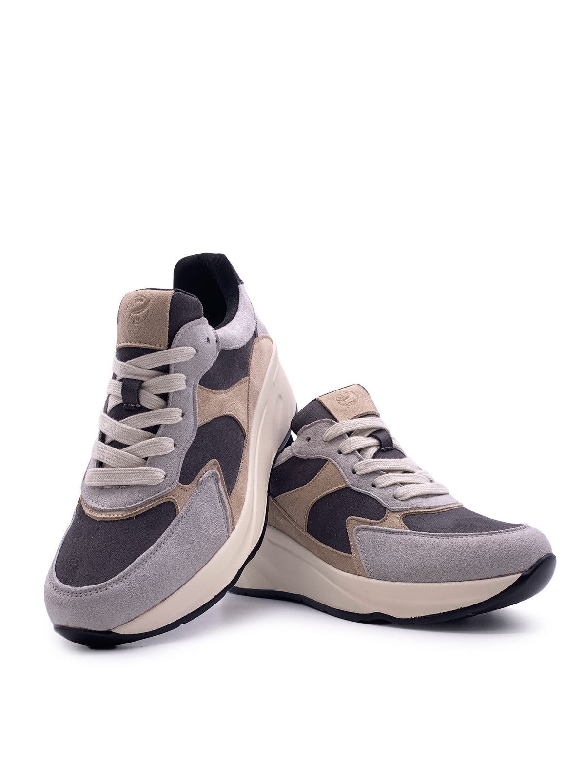 ADALGISA - Sneakers in camoscio bicolor