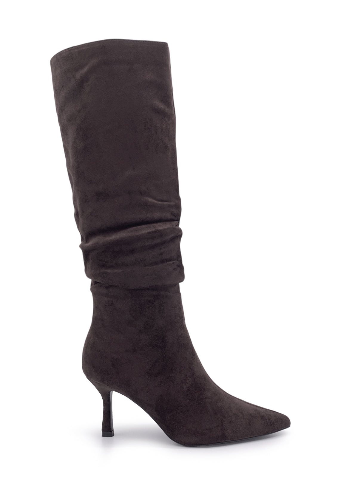 ADAMINA - Stivali in camoscio con zip laterale