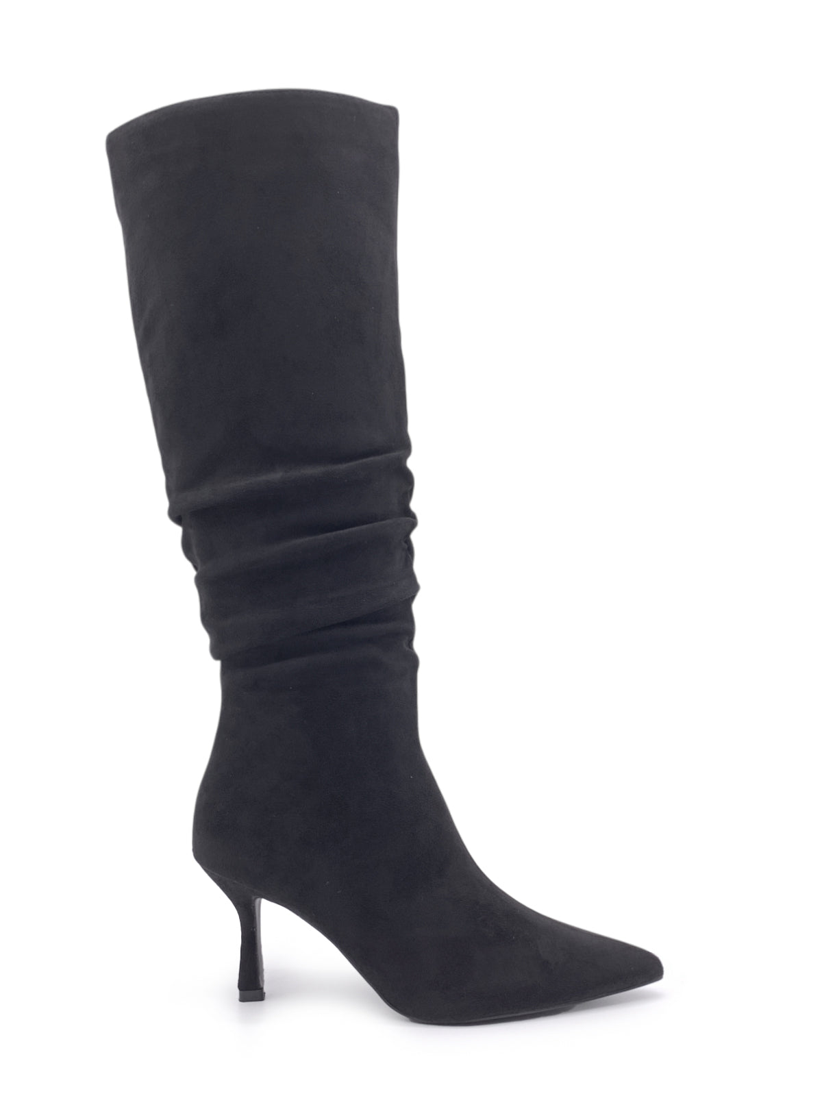 ADAMINA - Stivali in camoscio con zip laterale