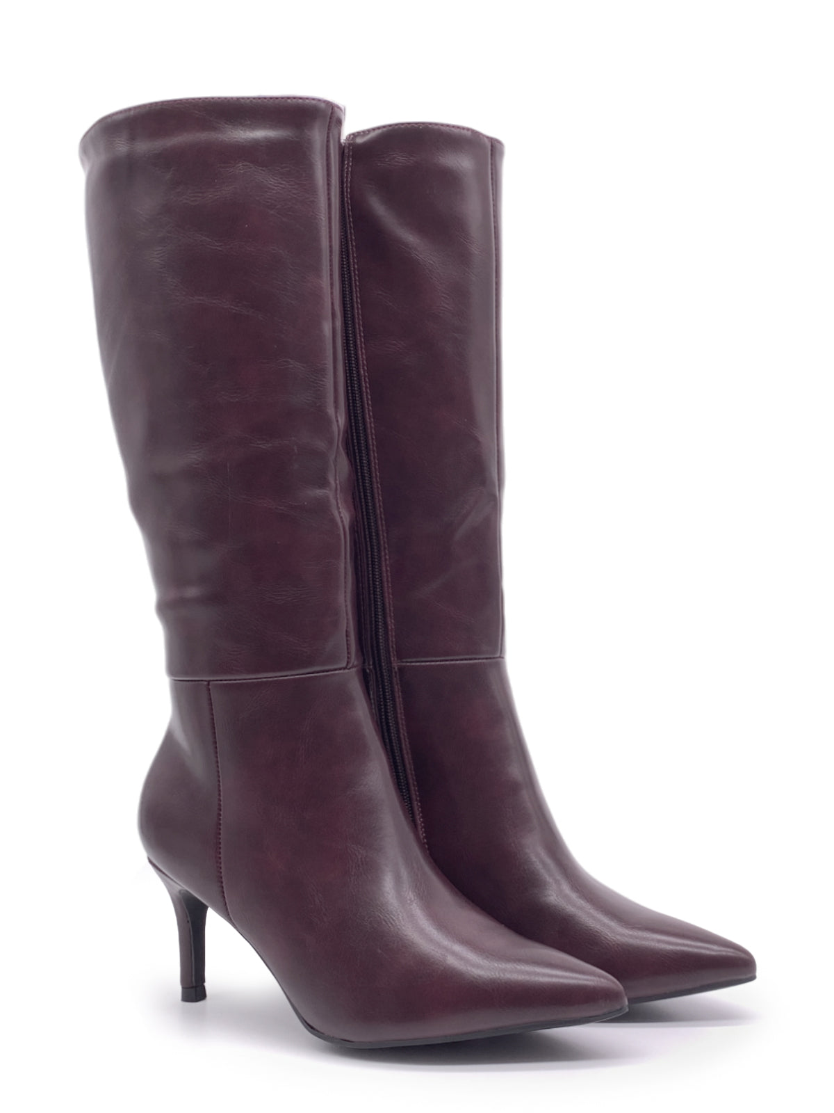 ADELIA - Stivali in ecopelle con zip laterale