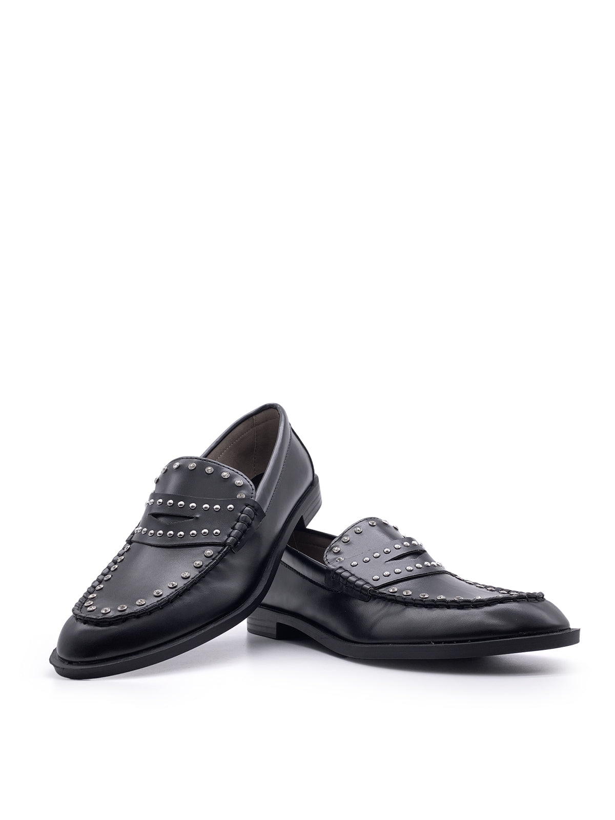 ADELINE - Mocassini in ecopelle con strass