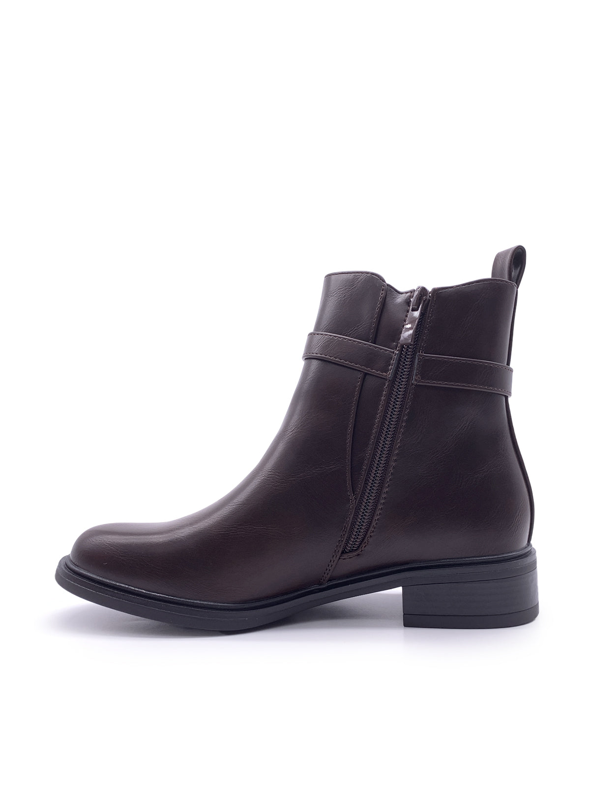 AFRA - Stivaletti beatles in ecopelle con fibbia