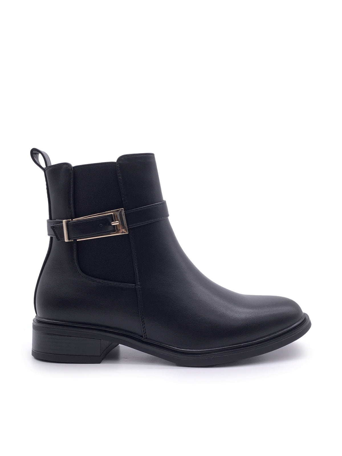 AFRA - Stivaletti beatles in ecopelle con fibbia