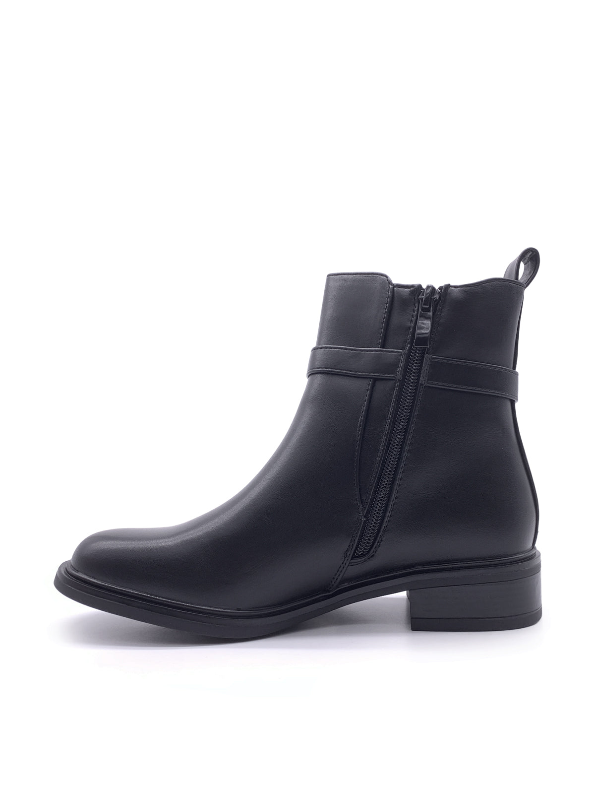 AFRA - Stivaletti beatles in ecopelle con fibbia