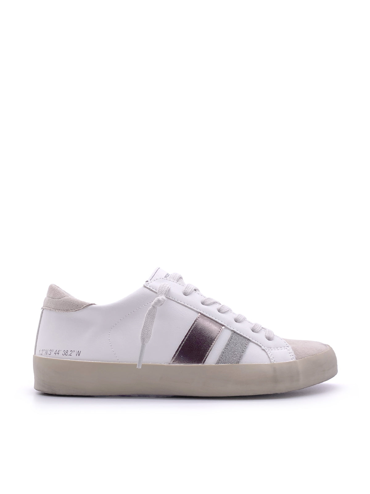 AFRODITE - Sneakers in ecopelle e camoscio con stringhe