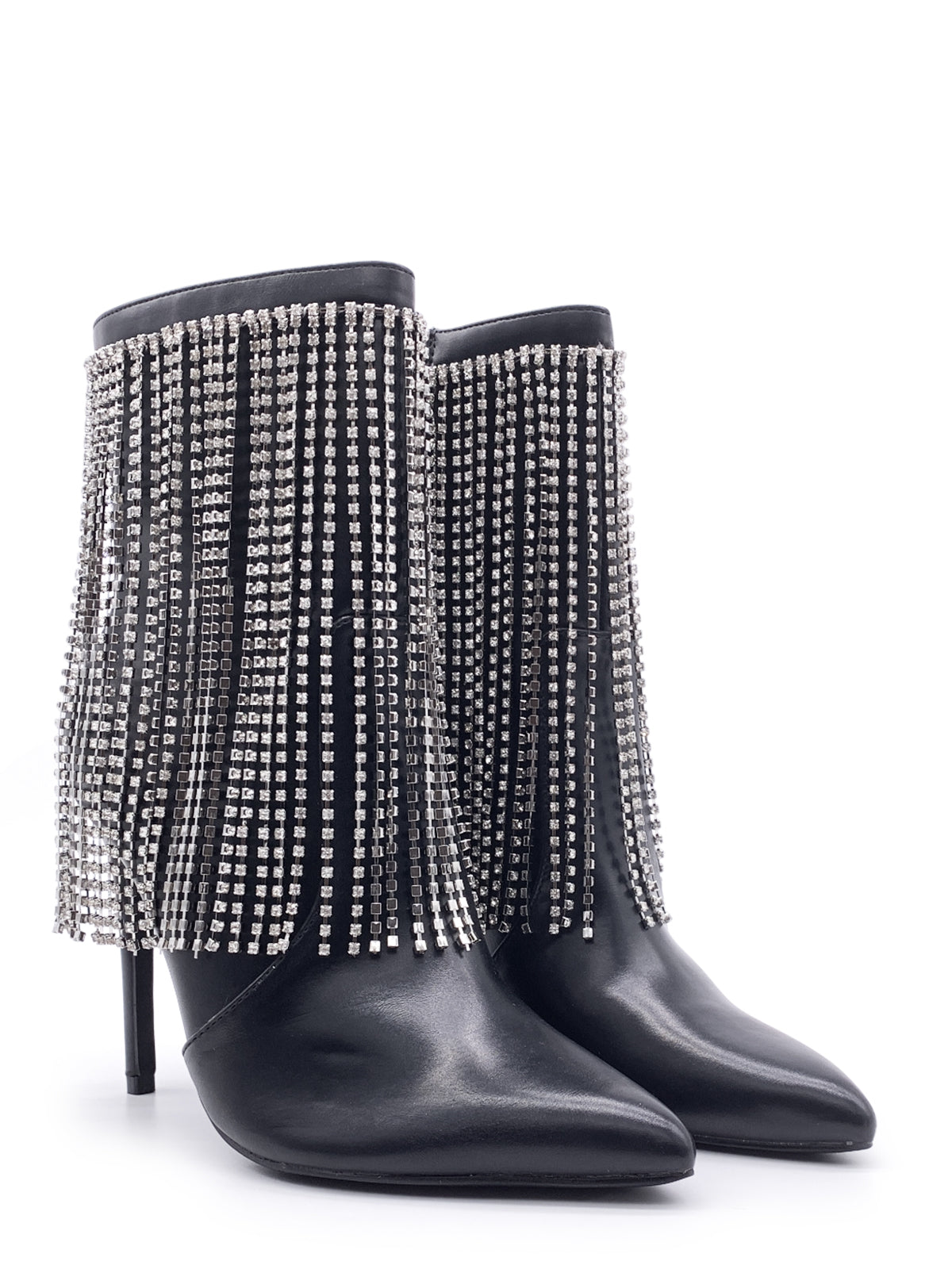 ALEXY - Trochetti in ecopelle con strass