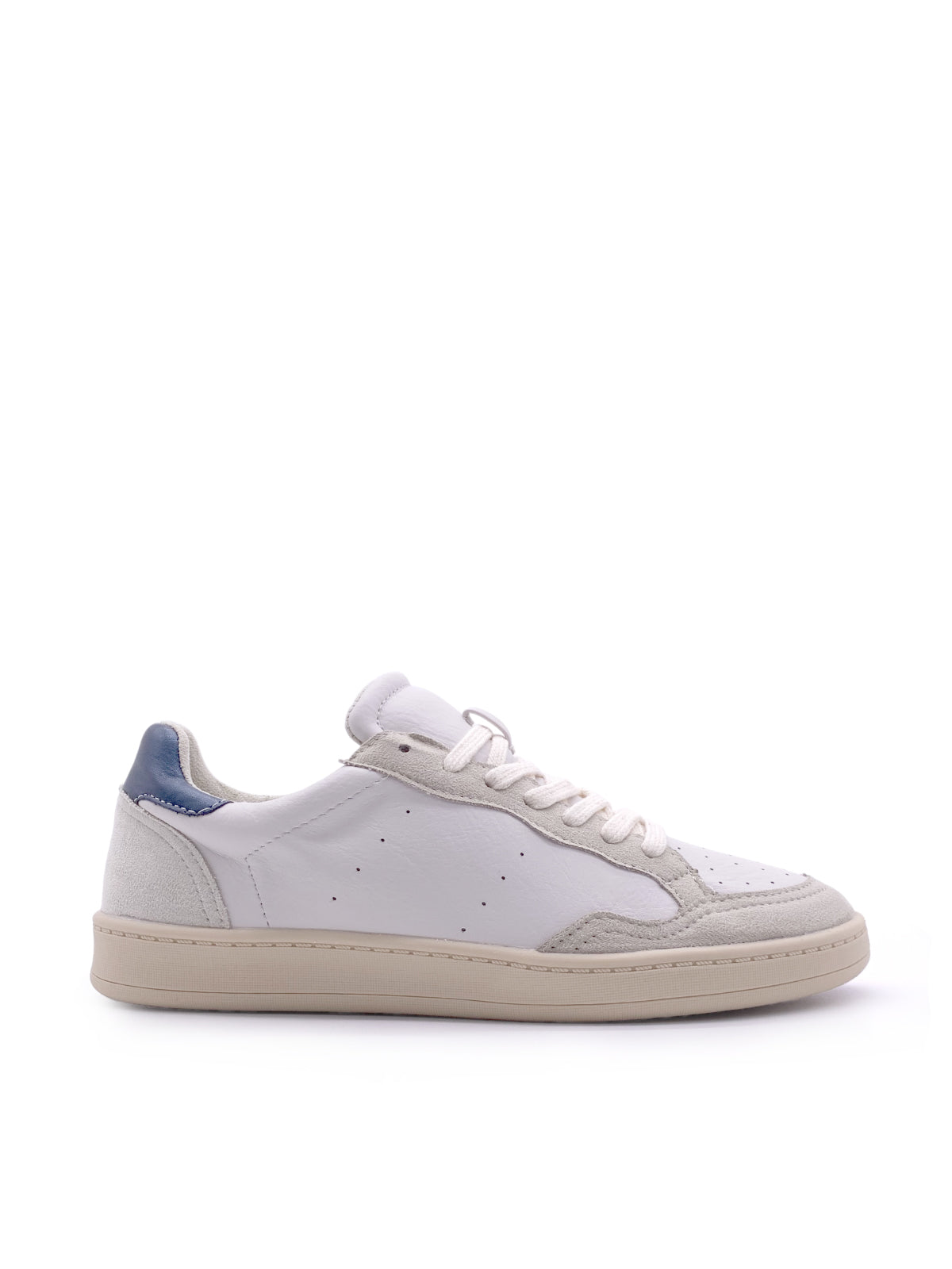 AMBRA - Sneakers in ecopelle e camoscio con stringhe