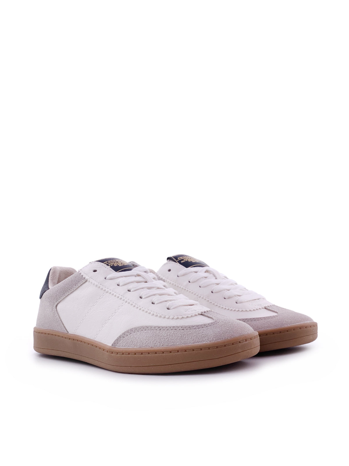 ANTEA - Sneakers in ecopelle e camoscio con stringhe