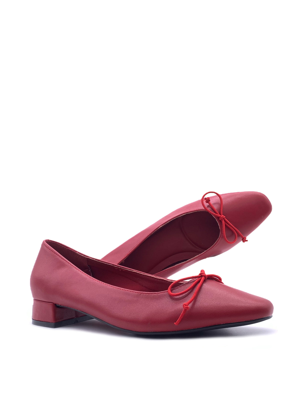 ASIA - Ballerine con tacco in ecopelle animalier
