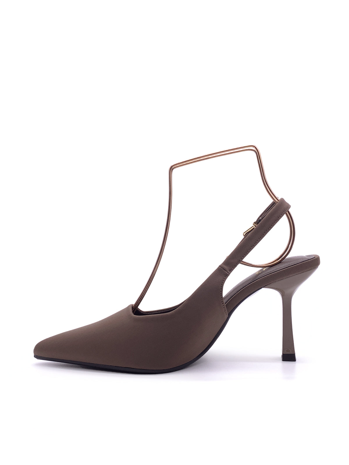 ASTRA - Decolletè Slingback in tessuto elastico