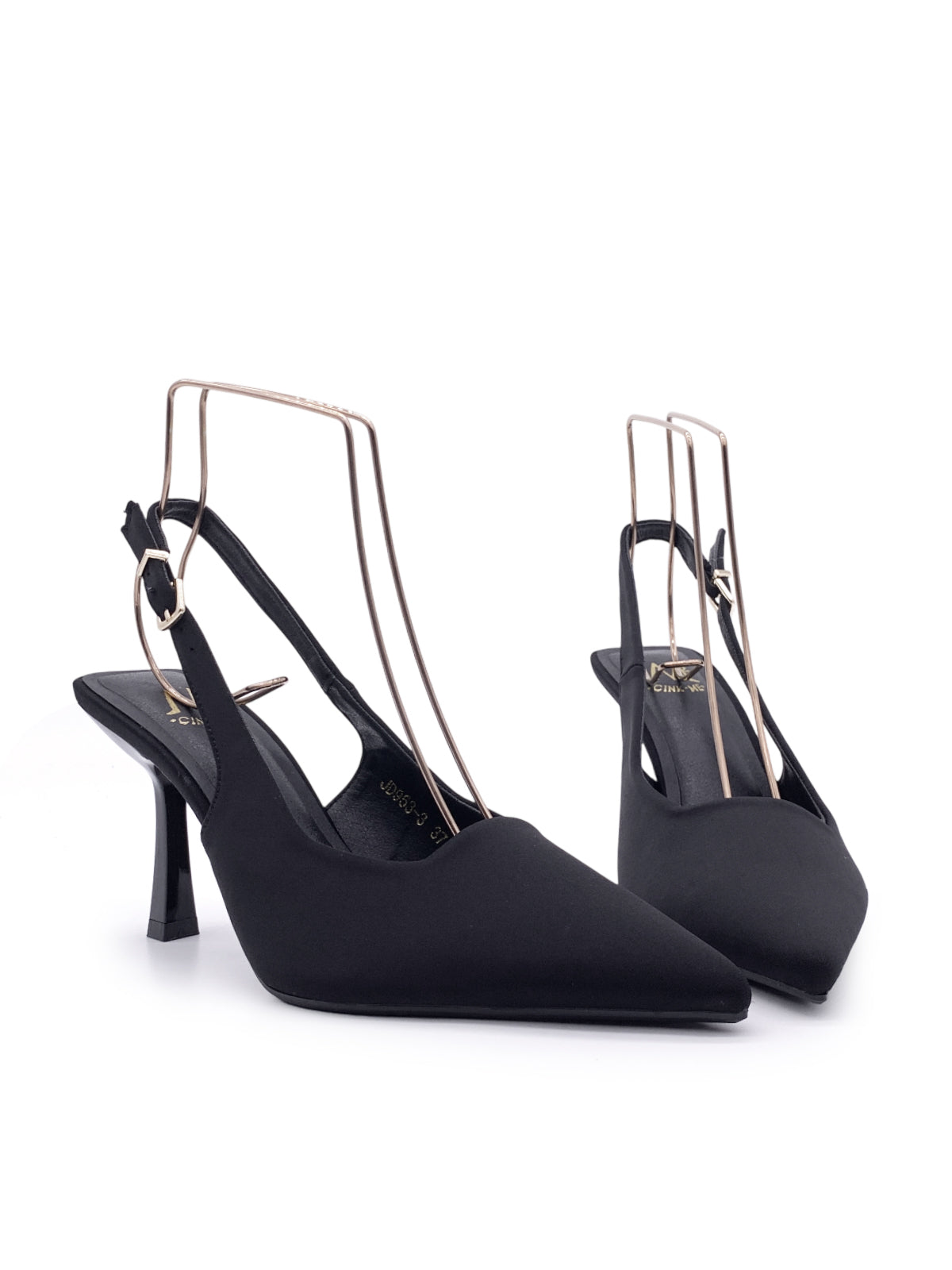 ASTRA - Decolletè Slingback in tessuto elastico