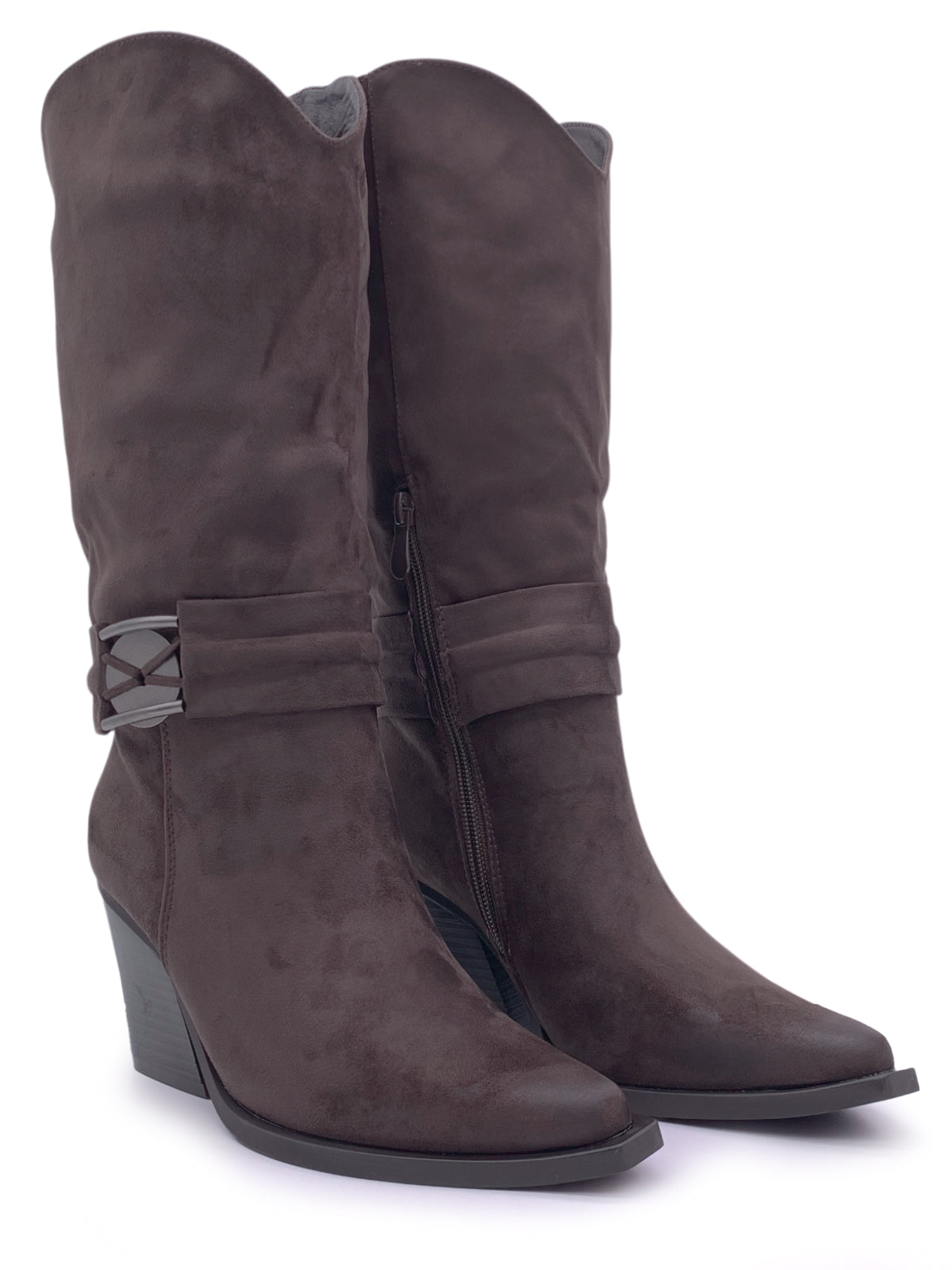 AURI - Stivali in ecopelle con accessorio