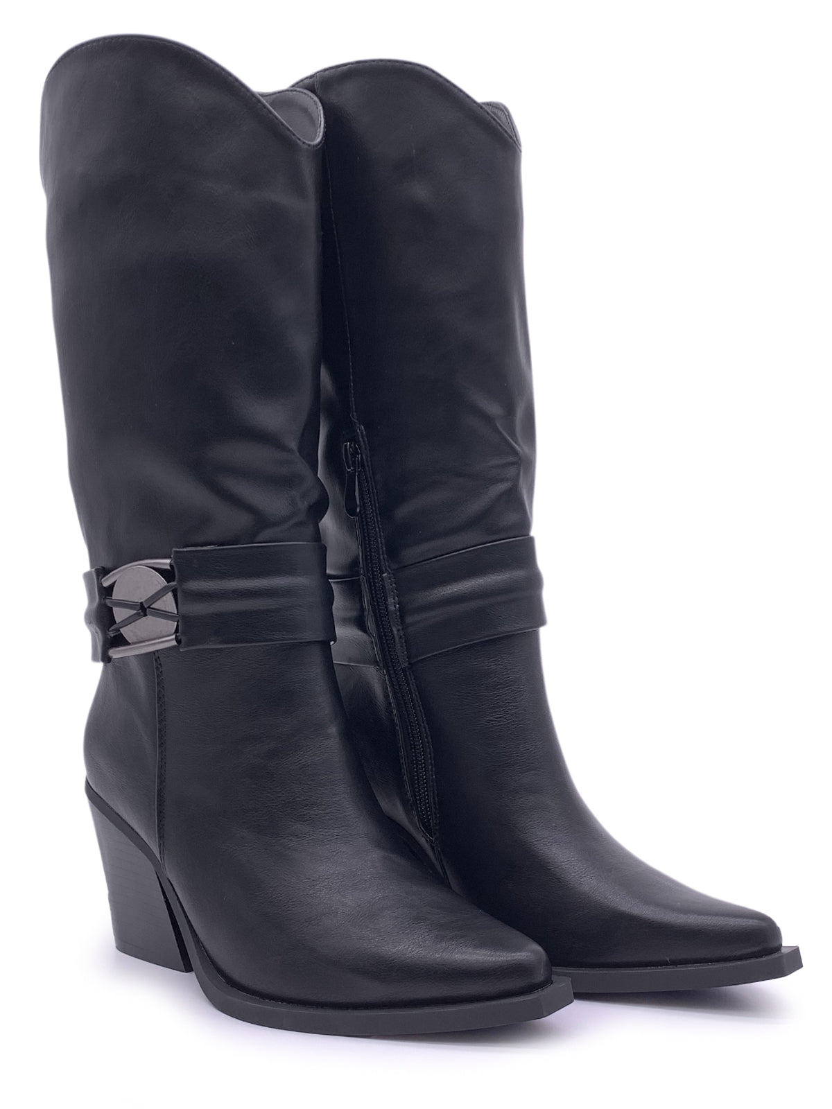 AURI - Stivali in ecopelle con accessorio