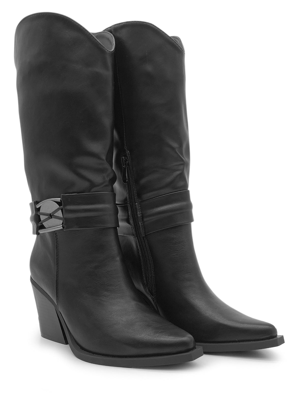 AURI - Stivali in ecopelle con accessorio
