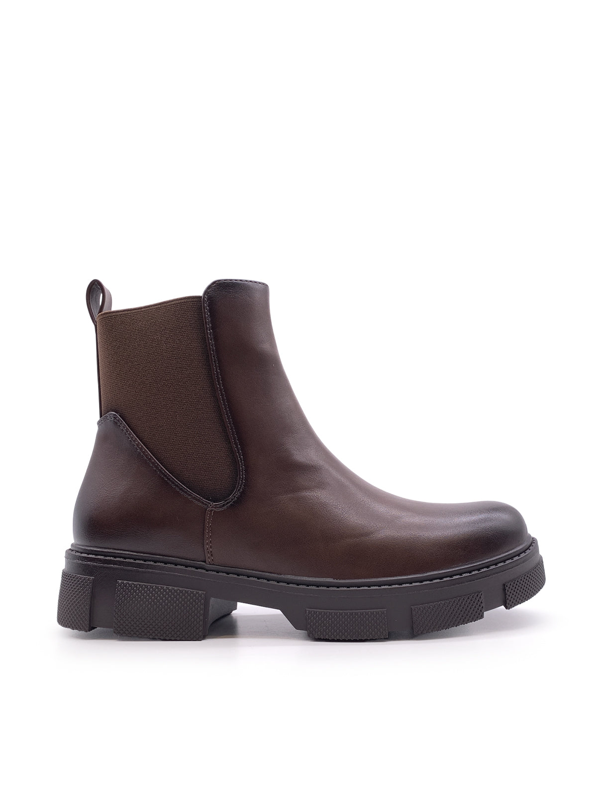 AZALEA - Stivaletti combat in ecopelle con zip laterale