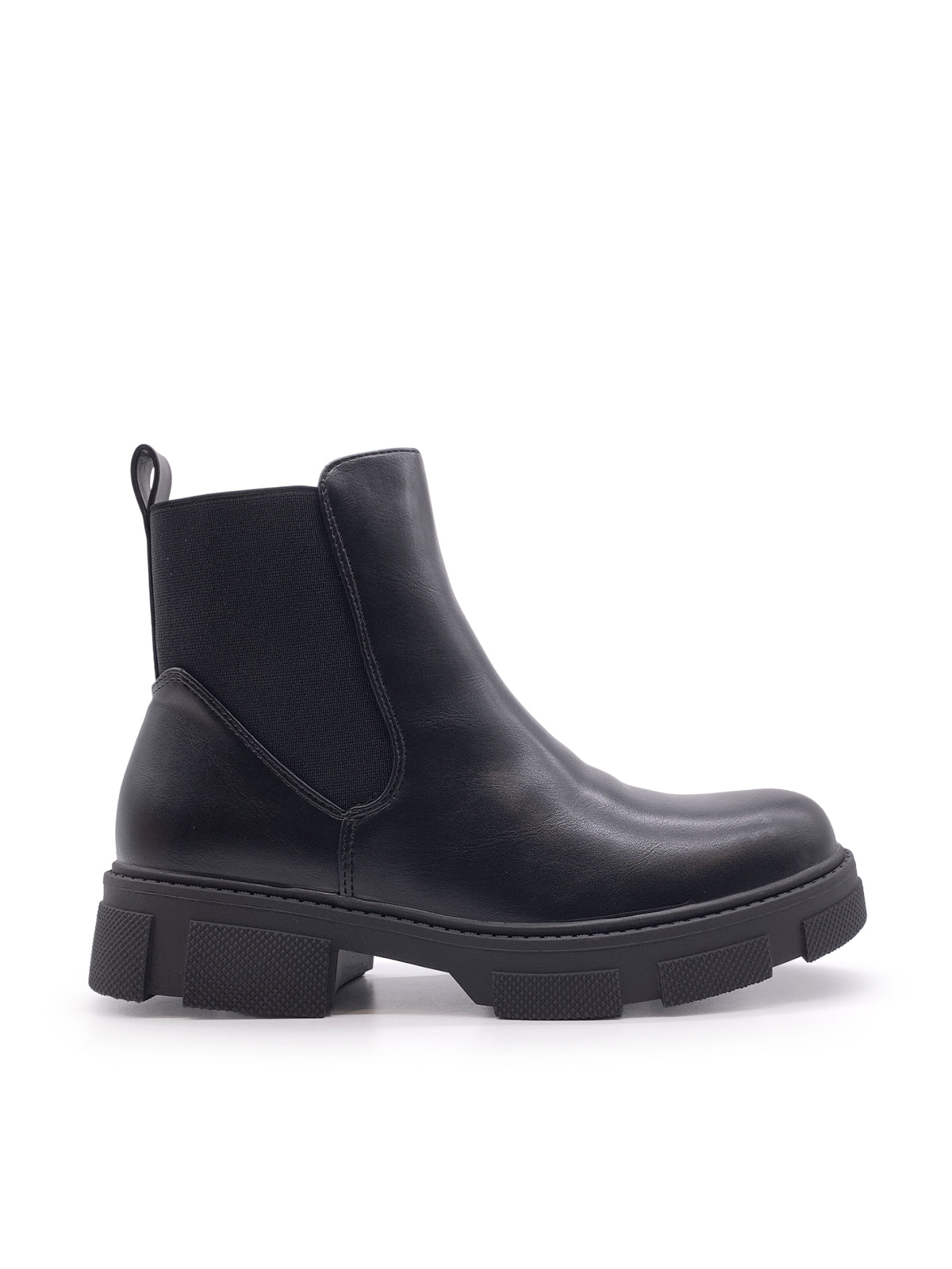 AZALEA - Stivaletti combat in ecopelle con zip laterale