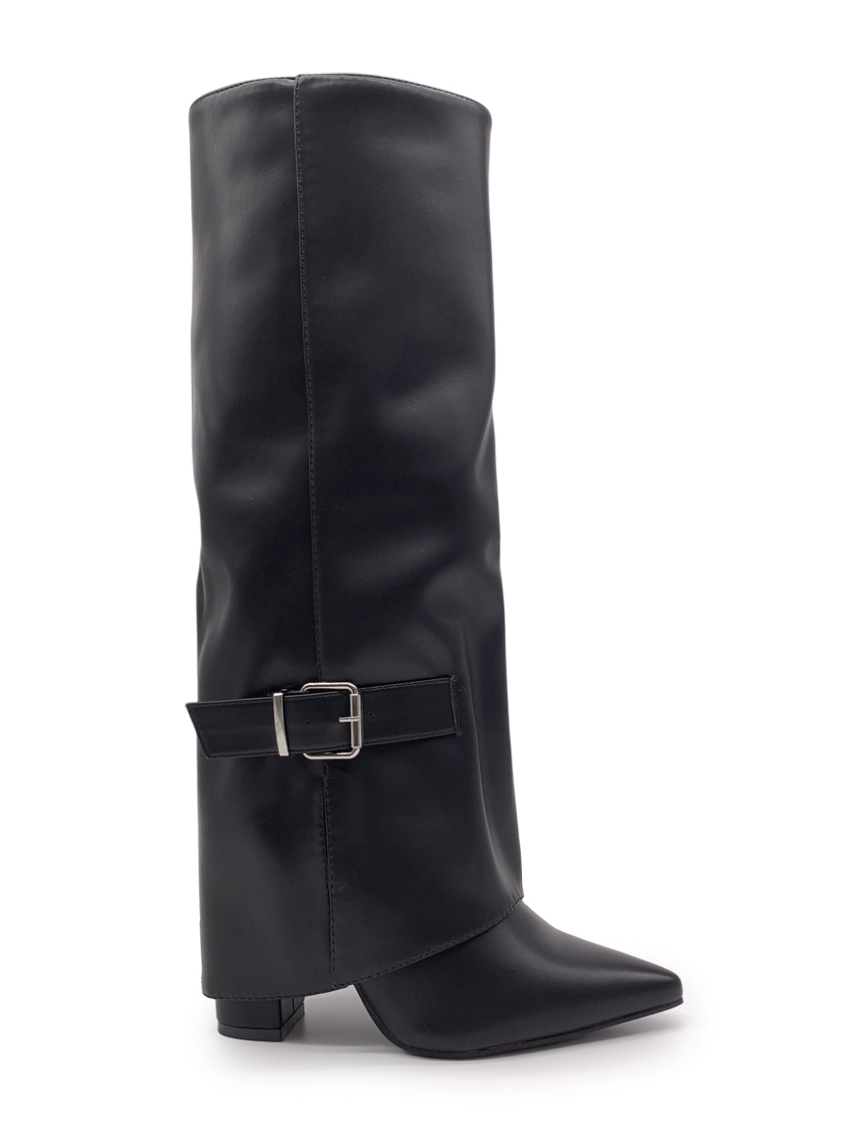 BARBARA - Stivali in ecopelle con risvolto