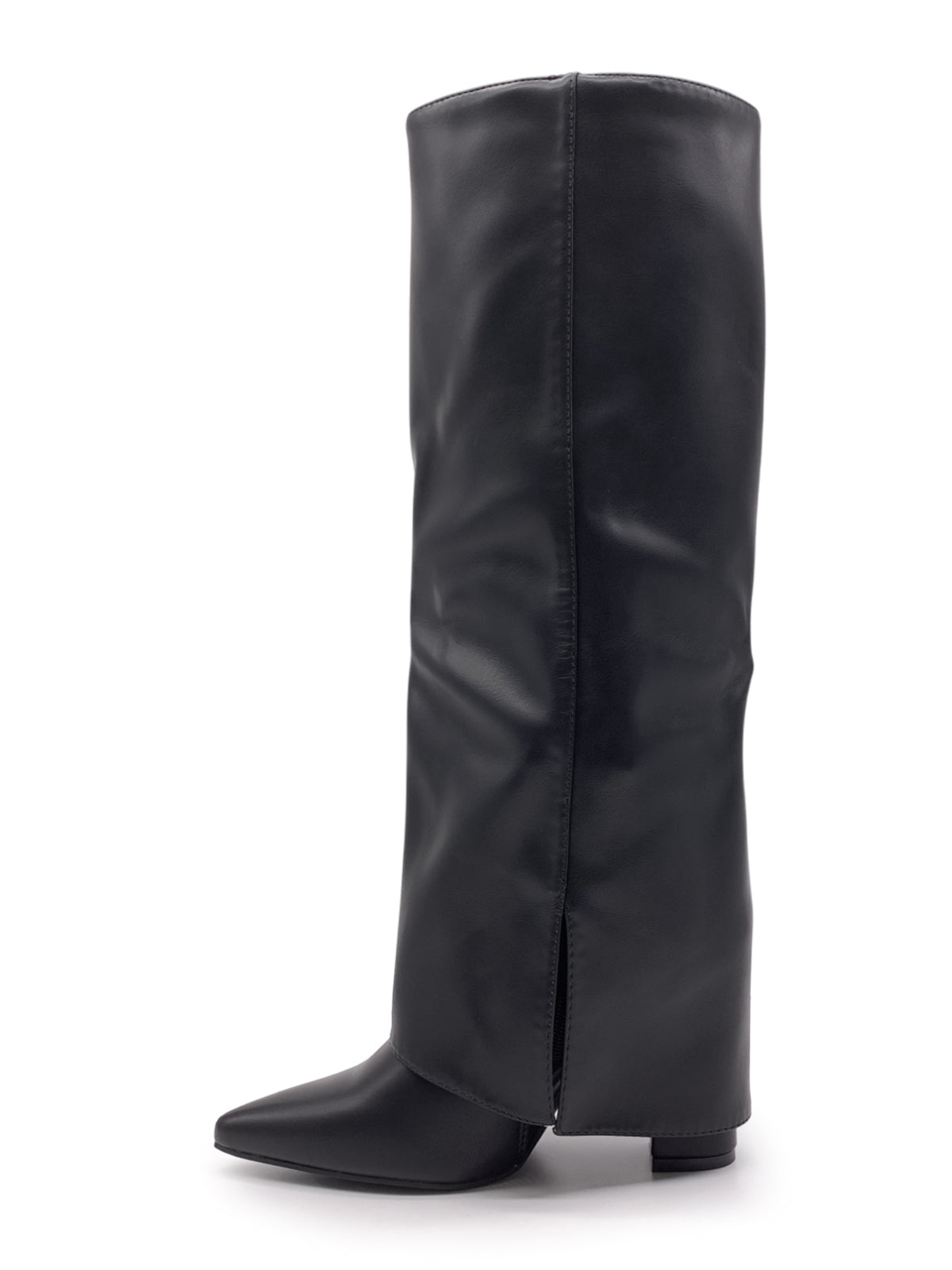 BARBARA - Stivali in ecopelle con risvolto