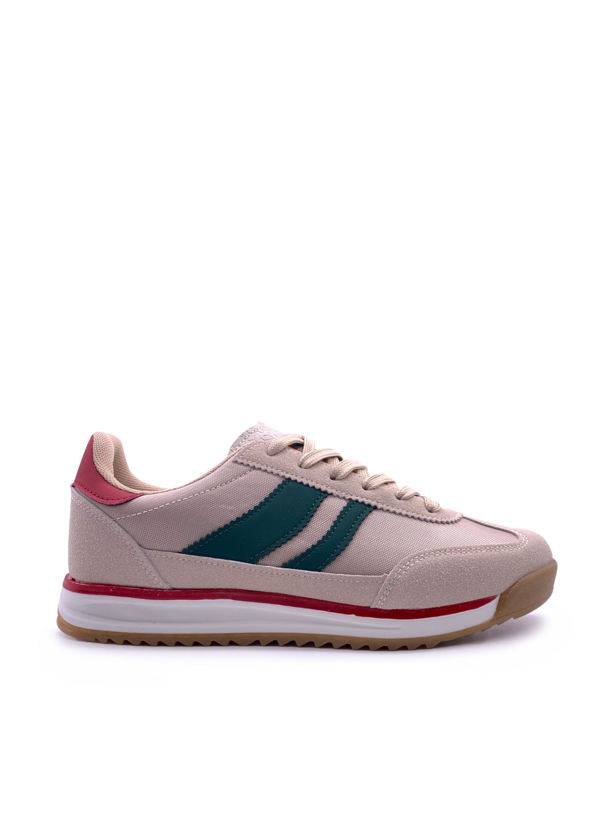 BATILDA - Sneakers in camoscio e tessuto con stringhe
