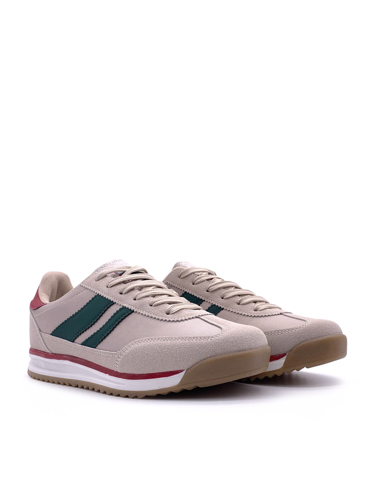 BATILDA - Sneakers in camoscio e tessuto con stringhe