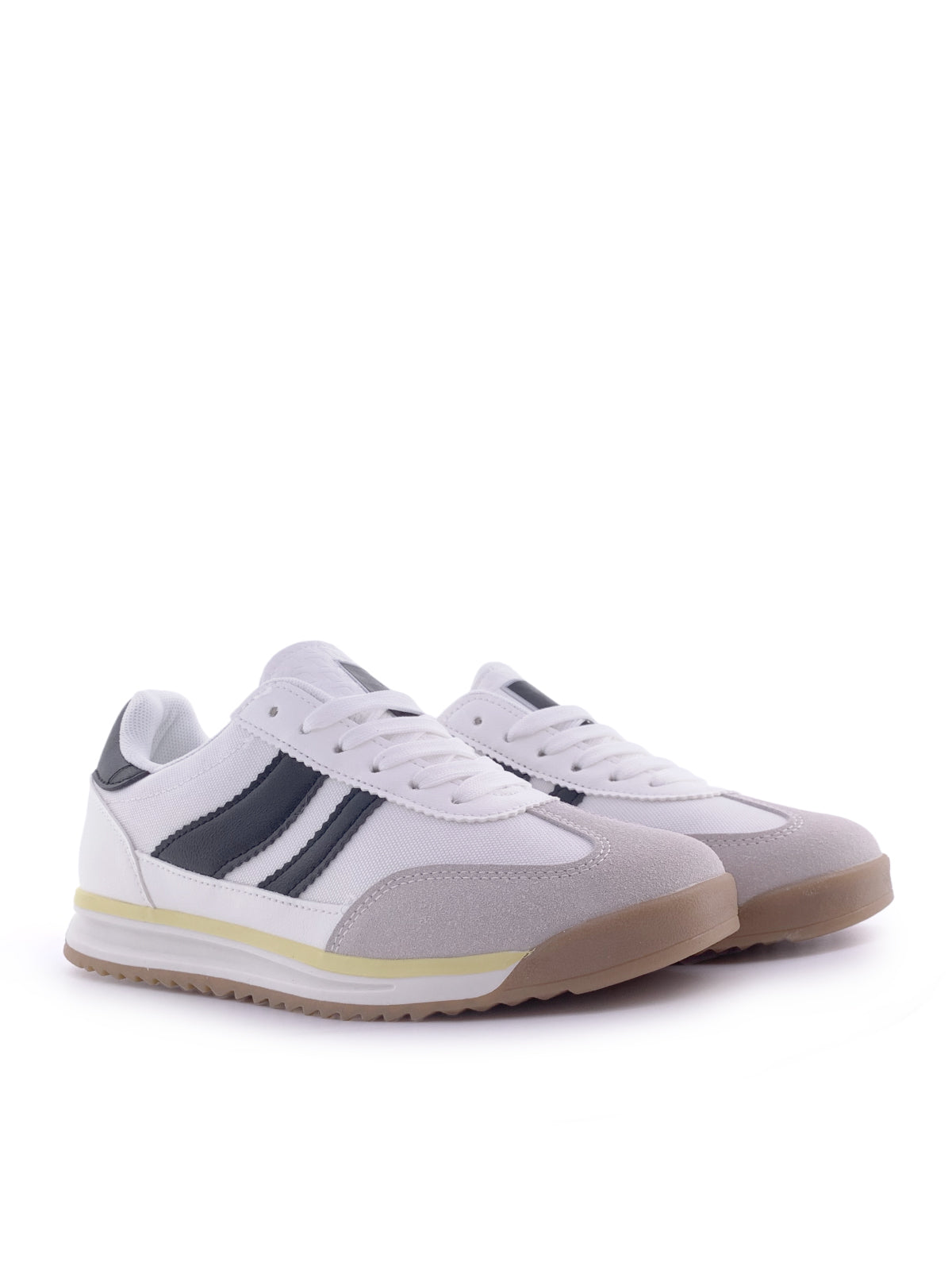 BATILDA - Sneakers in camoscio e tessuto con stringhe
