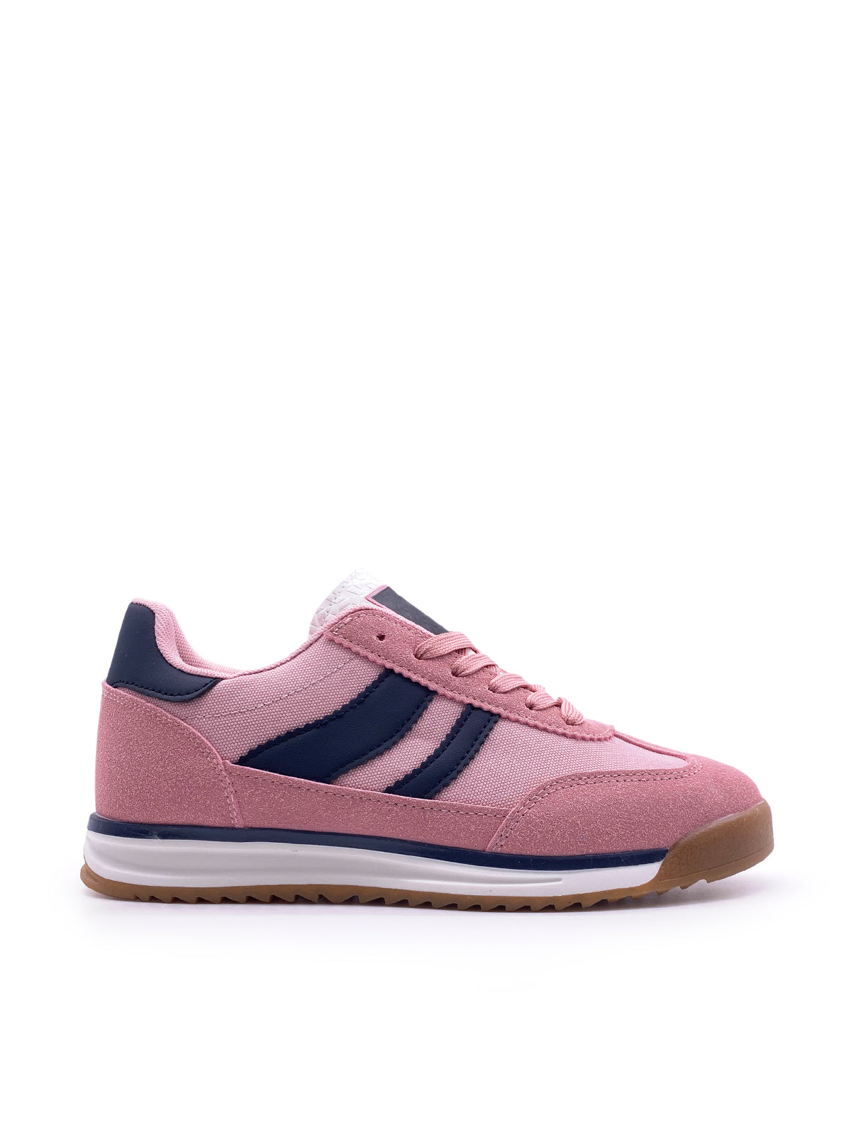 BATILDA - Sneakers in camoscio e tessuto con stringhe