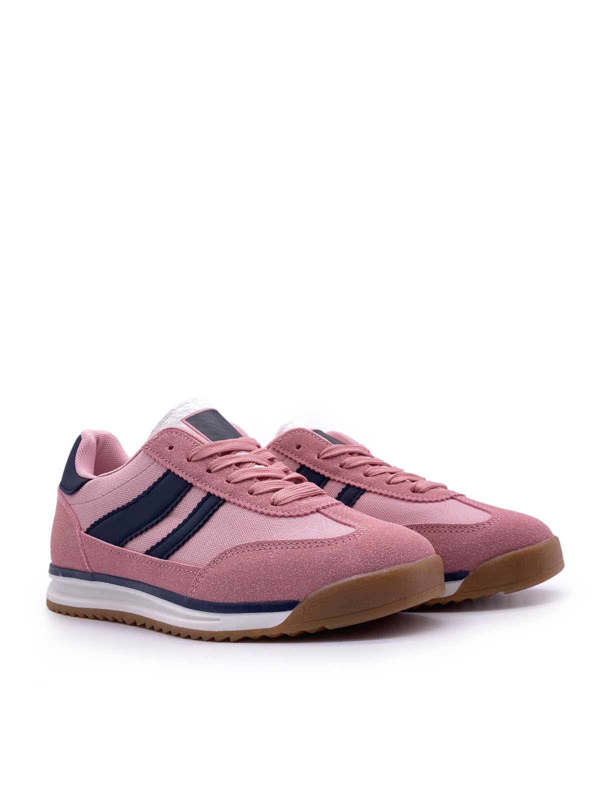 BATILDA - Sneakers in camoscio e tessuto con stringhe