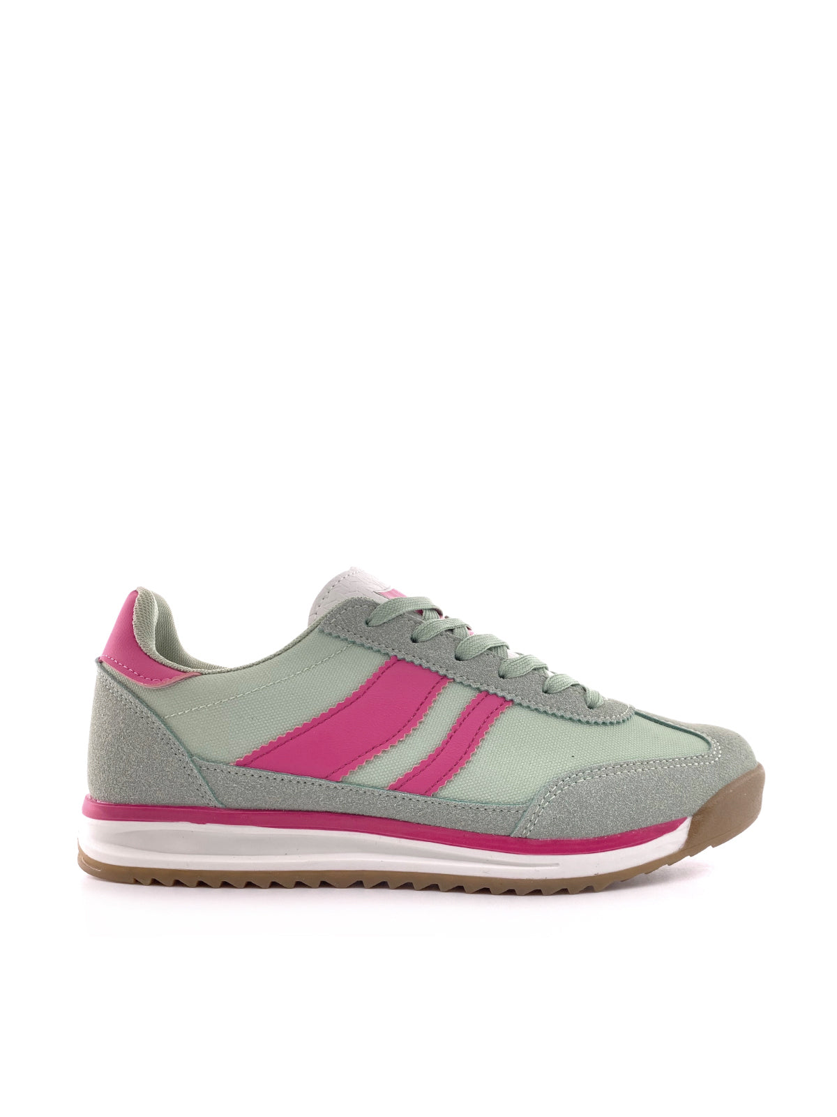 BATILDA - Sneakers in camoscio e tessuto con stringhe