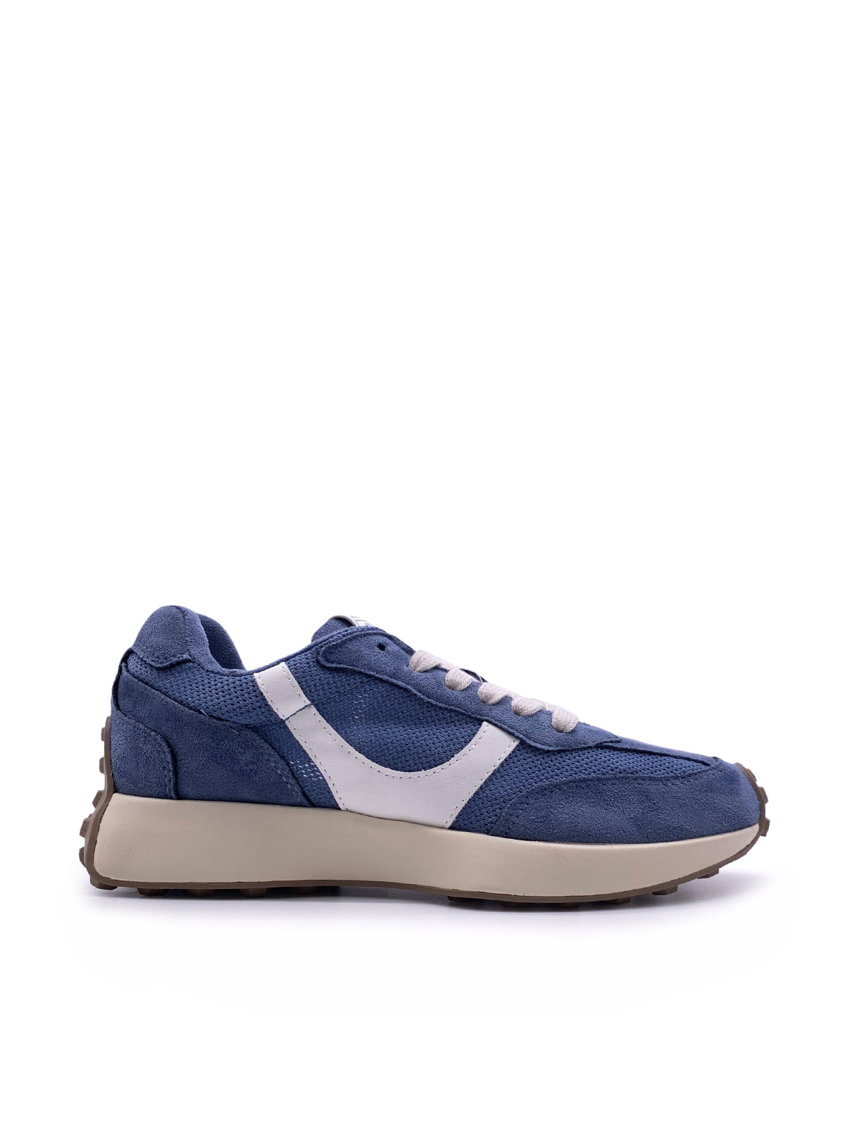 BEDA - Sneakers in camoscio e tessuto con stringhe