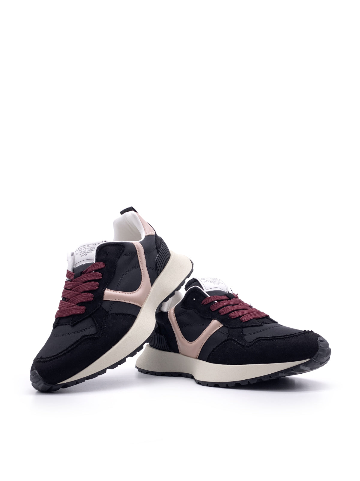 BEDA - Sneakers in camoscio e tessuto con stringhe