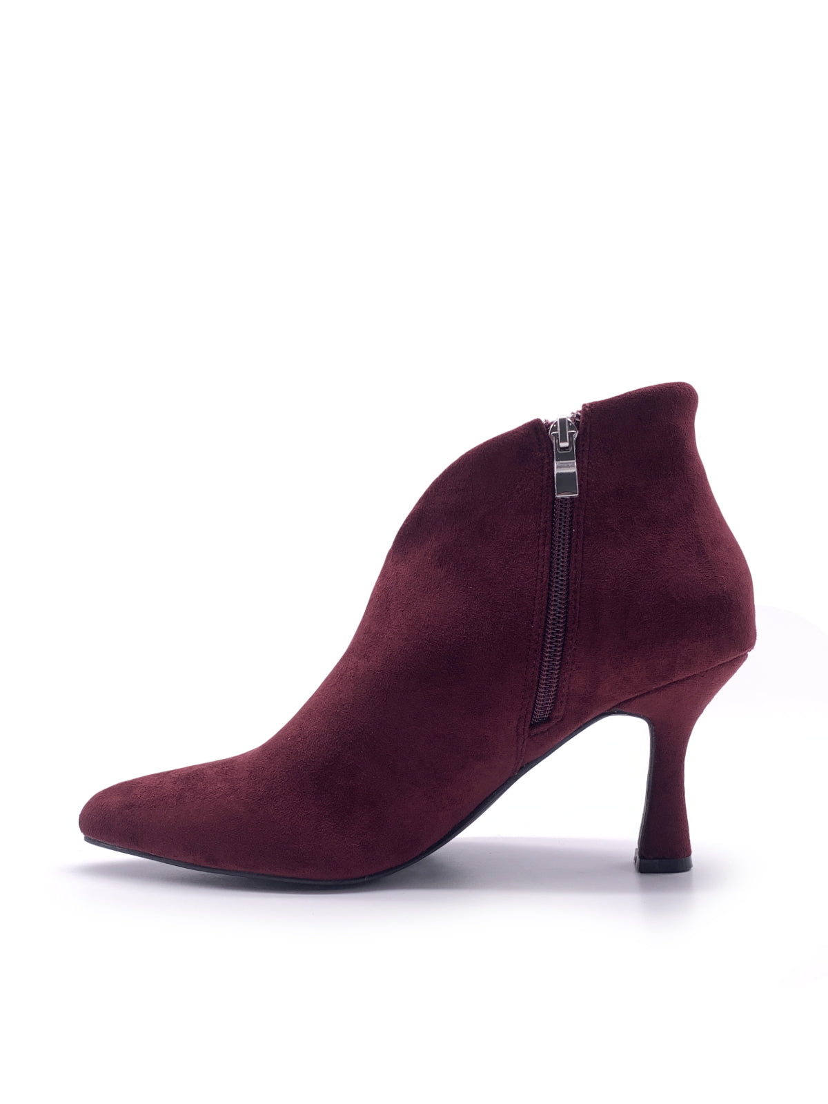 BENNY - Tronchetti in camoscio con zip laterale