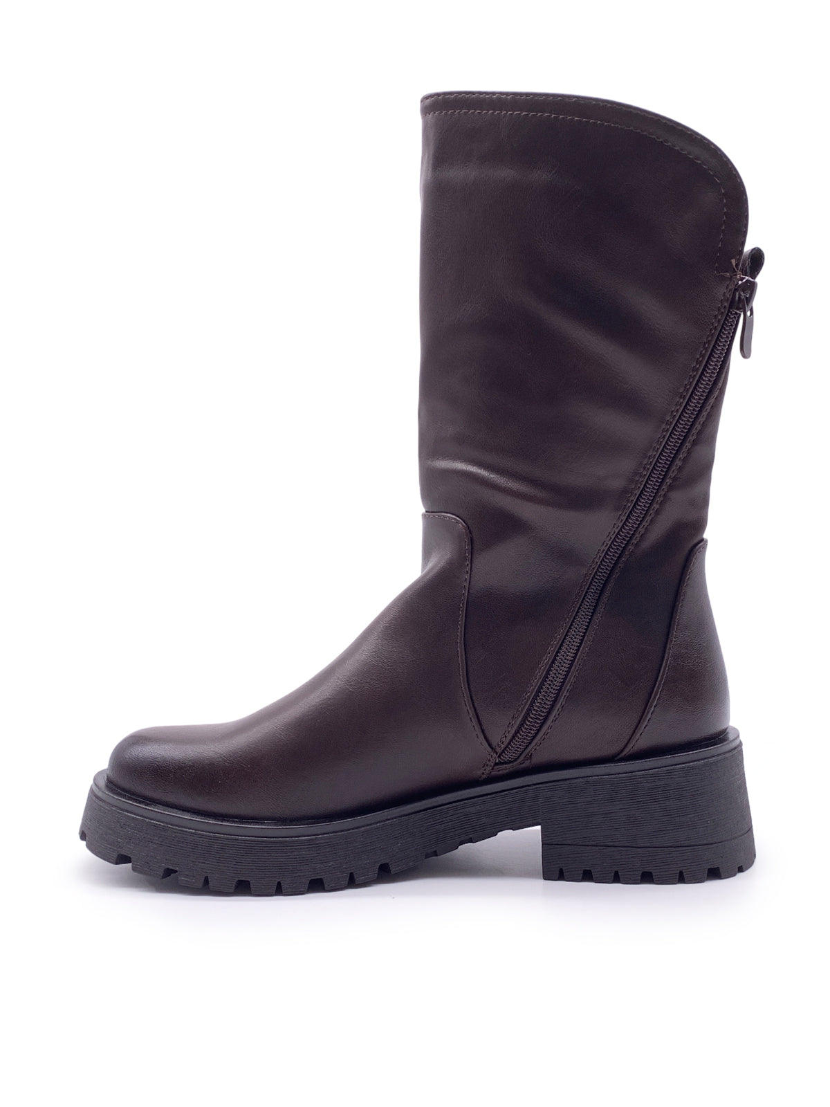 BLOOM - Stivaletti 3/4 in ecopelle con zip