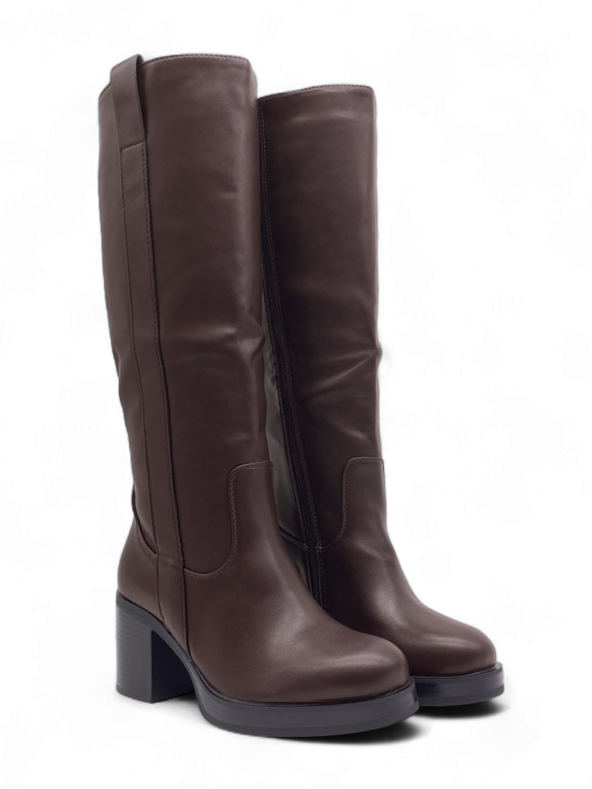CAMILLA - Stivali in ecopelle con plateau