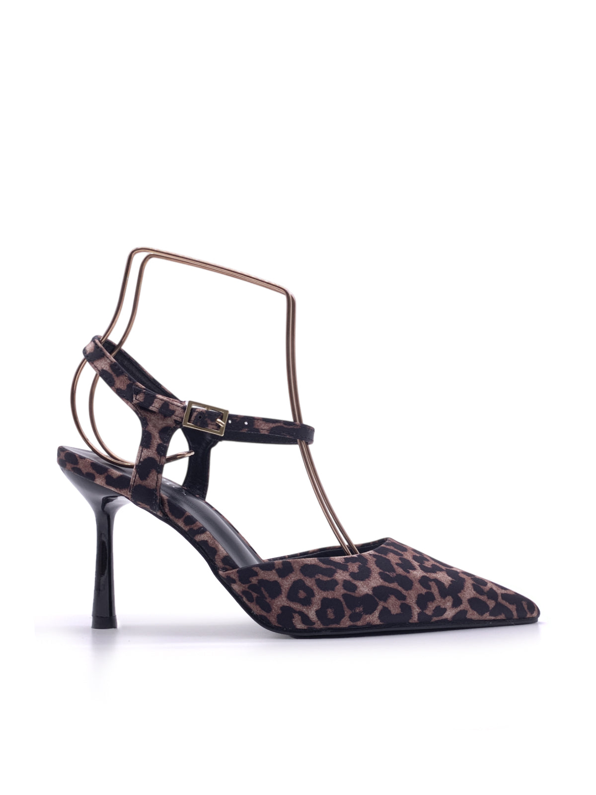 CARLA - Decolletè in ecopelle con cinturino