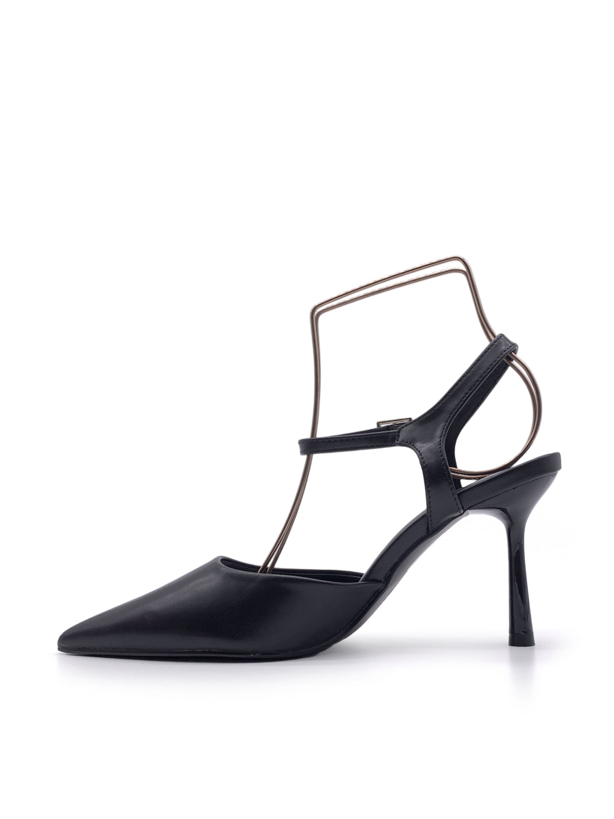 CARLA - Decolletè in ecopelle con cinturino