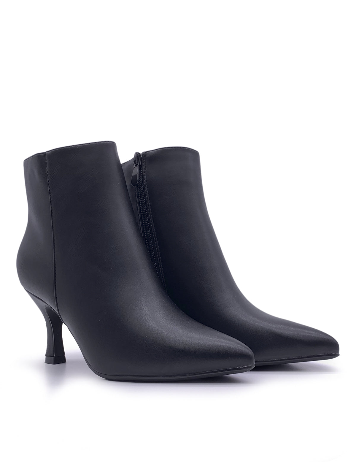 CARLOTTA - Stivaletti in ecopelle con zip laterale
