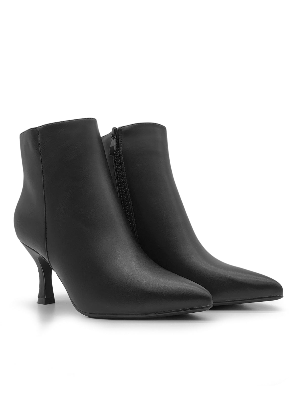 CARLOTTA - Stivaletti in ecopelle con zip laterale