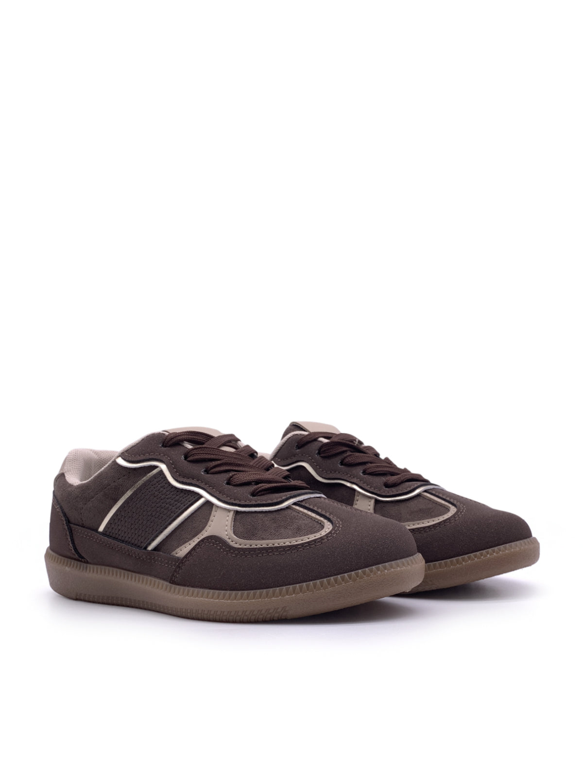 CAROLA - Sneakers in camoscio con stringhe
