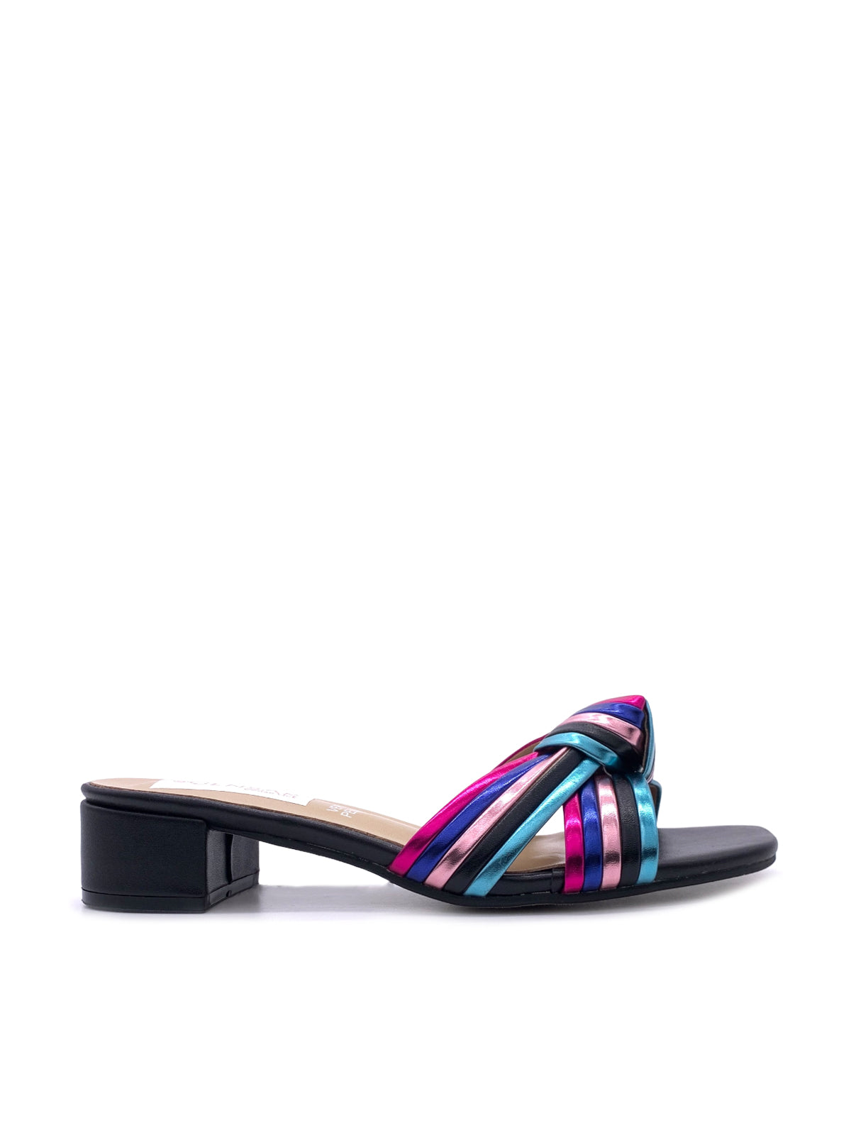 CAROLA-Sandali multicolor sottopiede in vera pelle