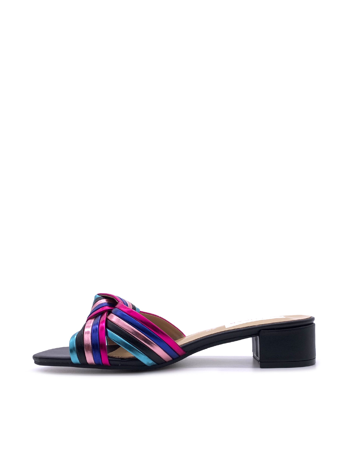 CAROLA-Sandali multicolor sottopiede in vera pelle