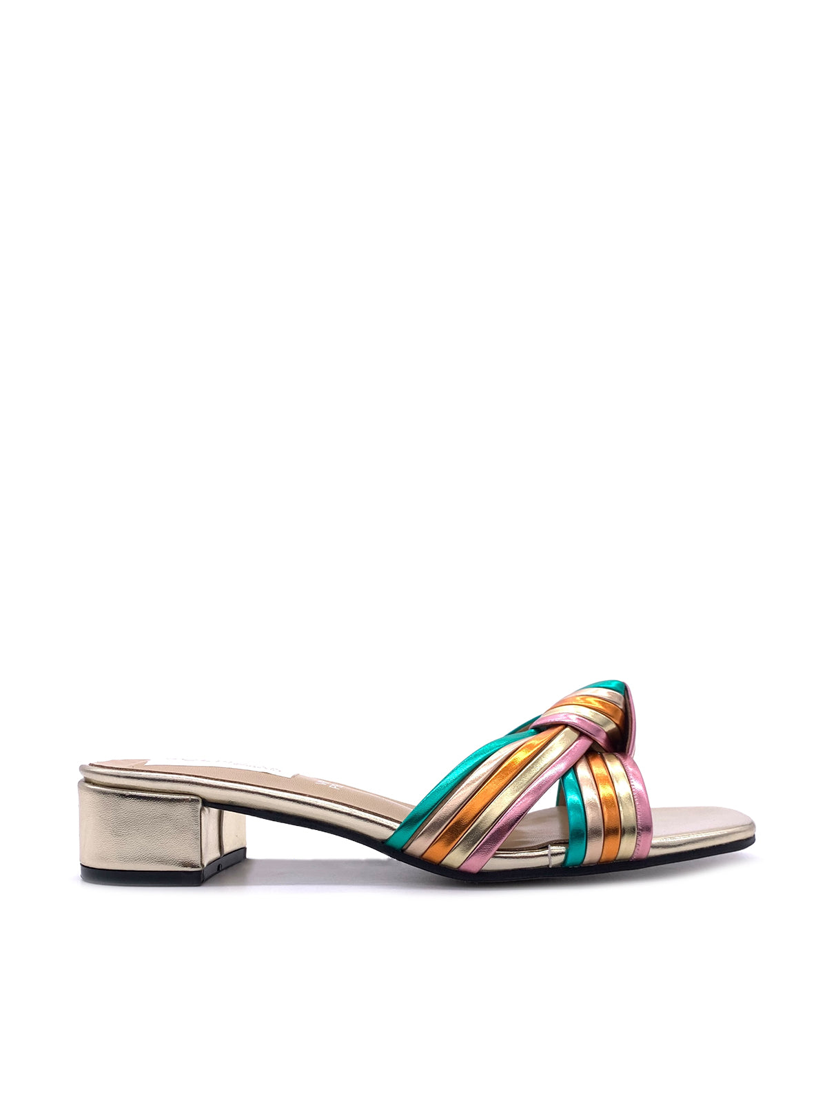 CAROLA-Sandali multicolor sottopiede in vera pelle