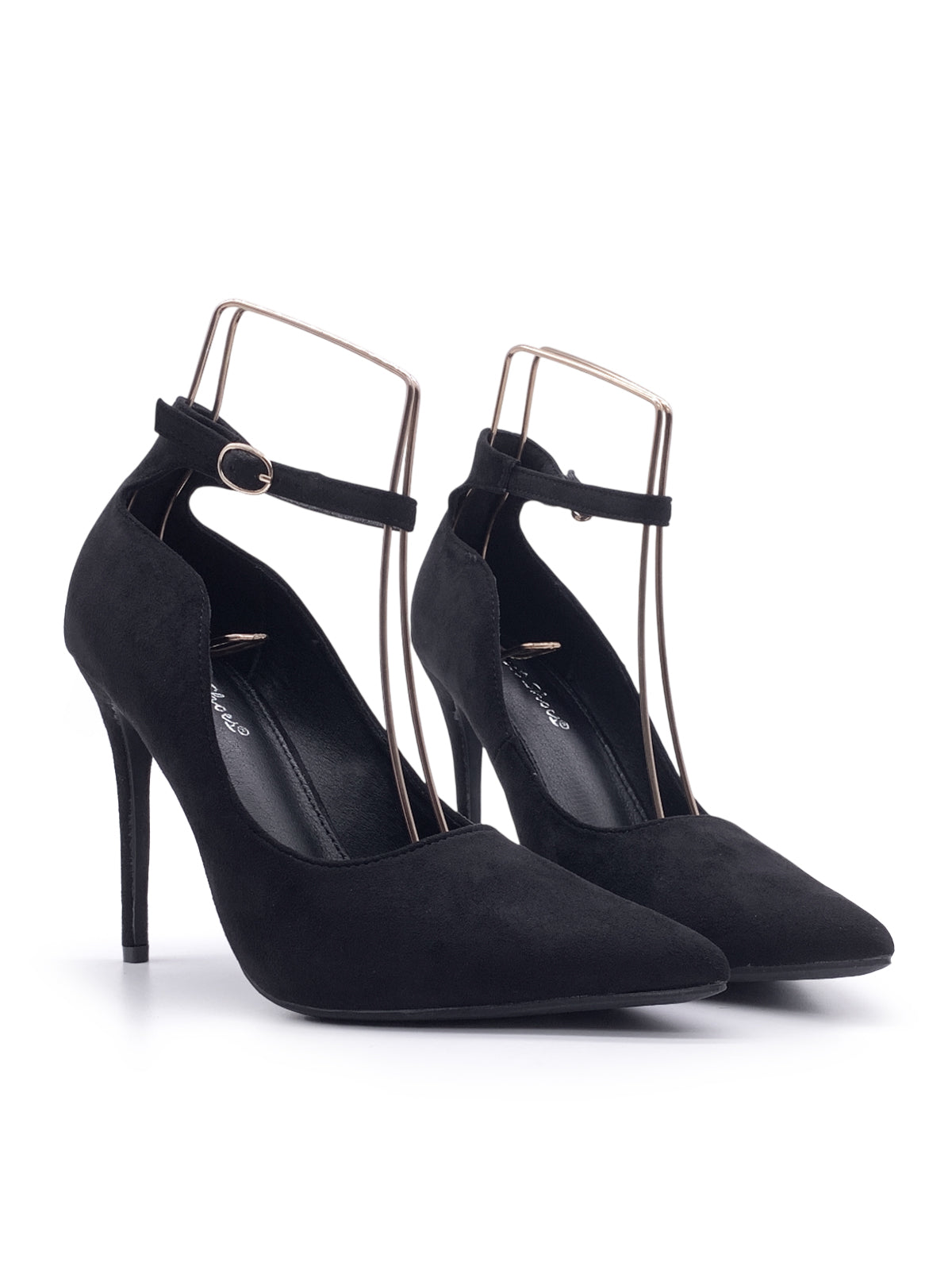 CARREY - Decolletè in camoscio con cinturino