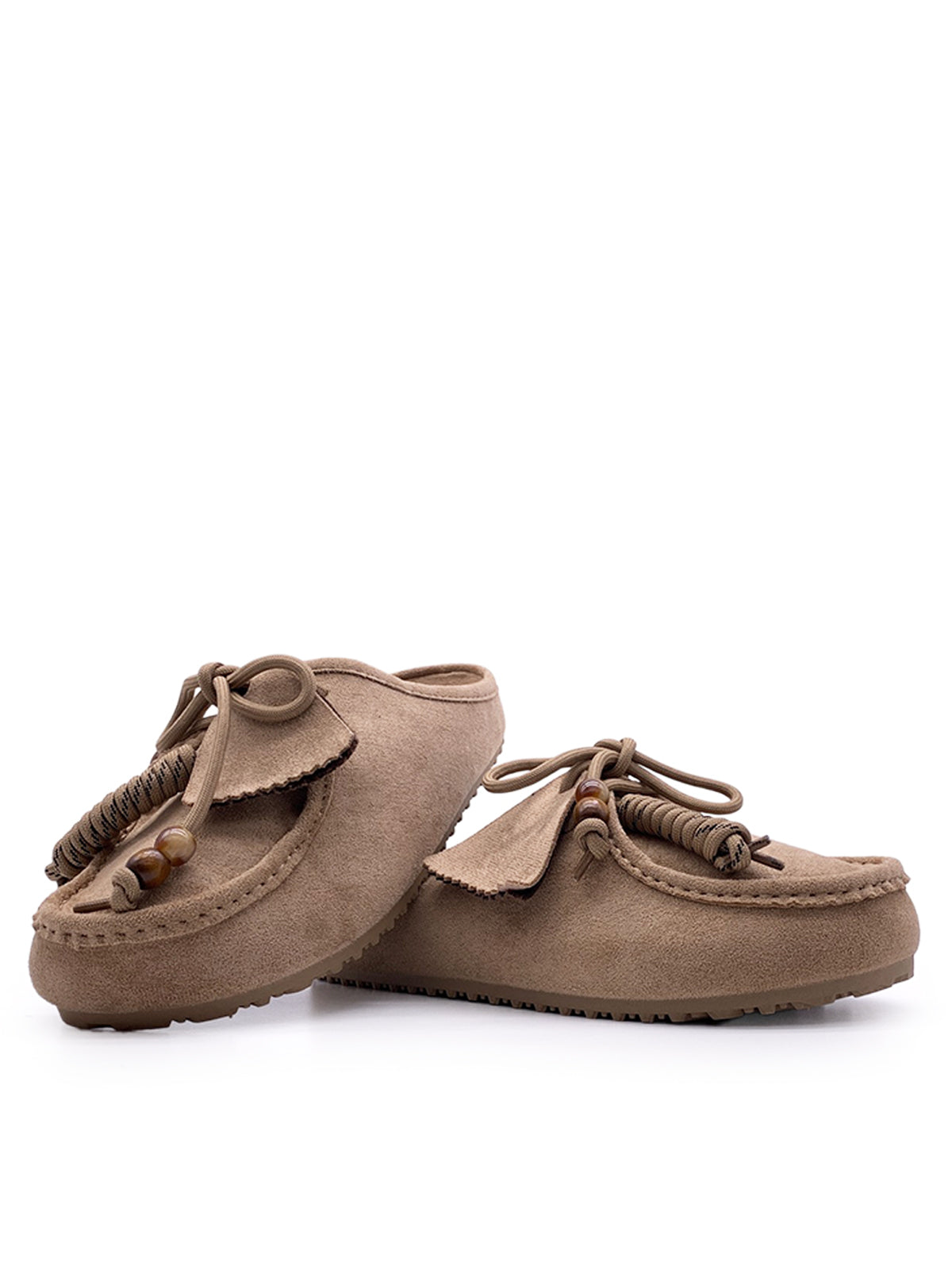 CECILIA - Sabot in camoscio con accessori