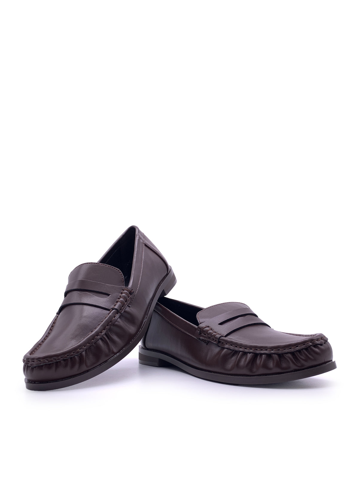 CELINE - Mocassini in ecopelle con arriccio