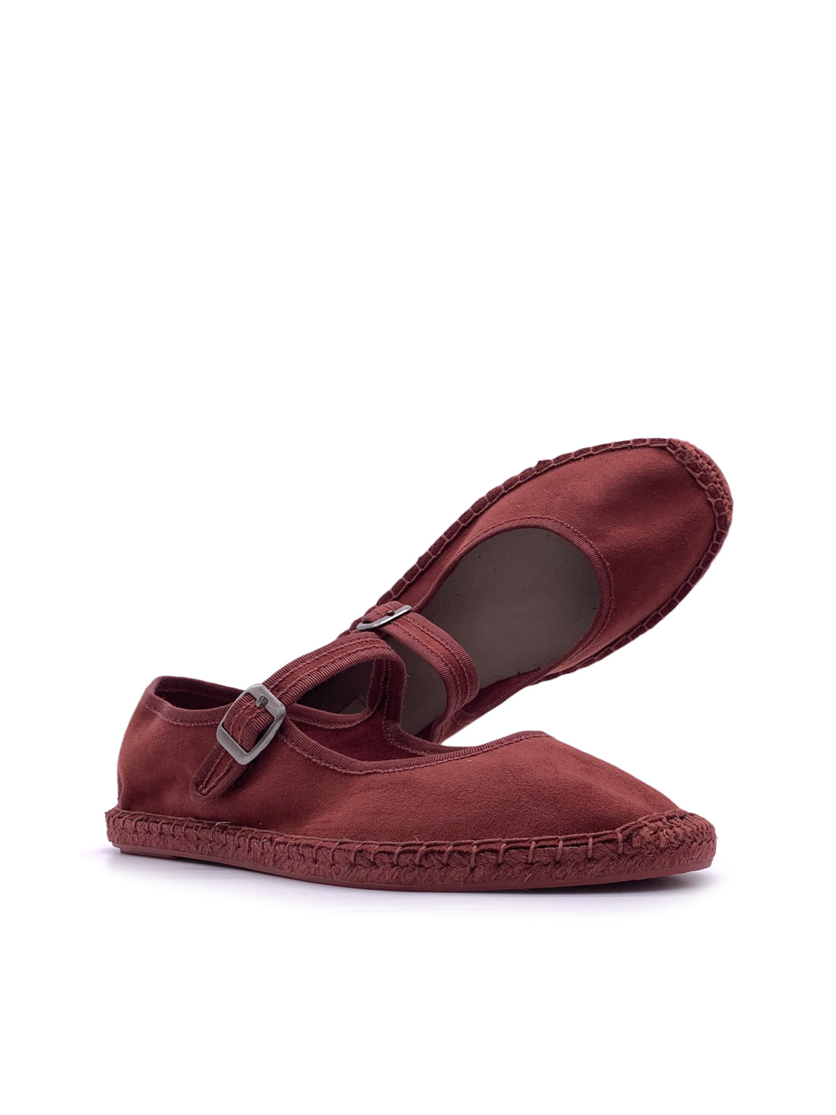 CHARLOTTE - Mary Jane espadrillas in ecocamoscio