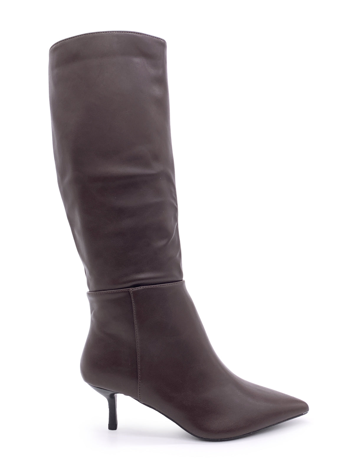 CHARLOTTE - Stivali in ecopelle con zip laterale