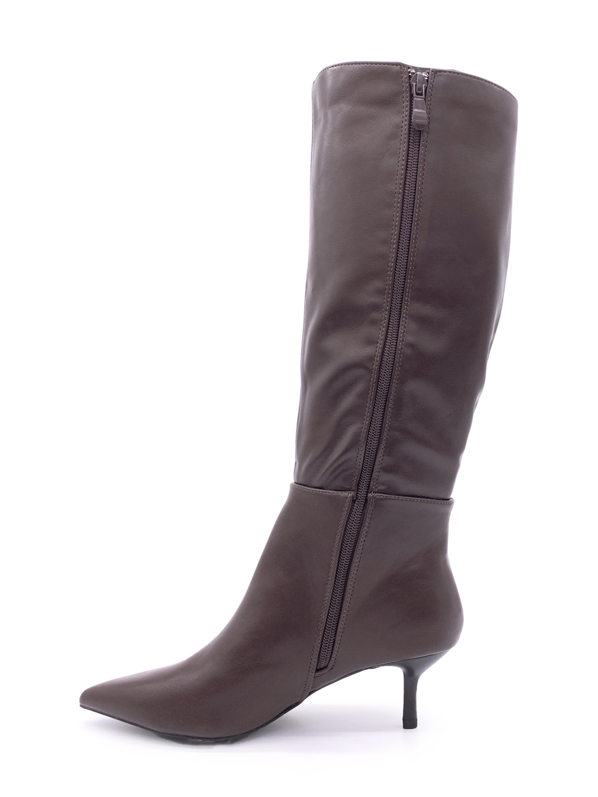 CHARLOTTE - Stivali in ecopelle con zip laterale