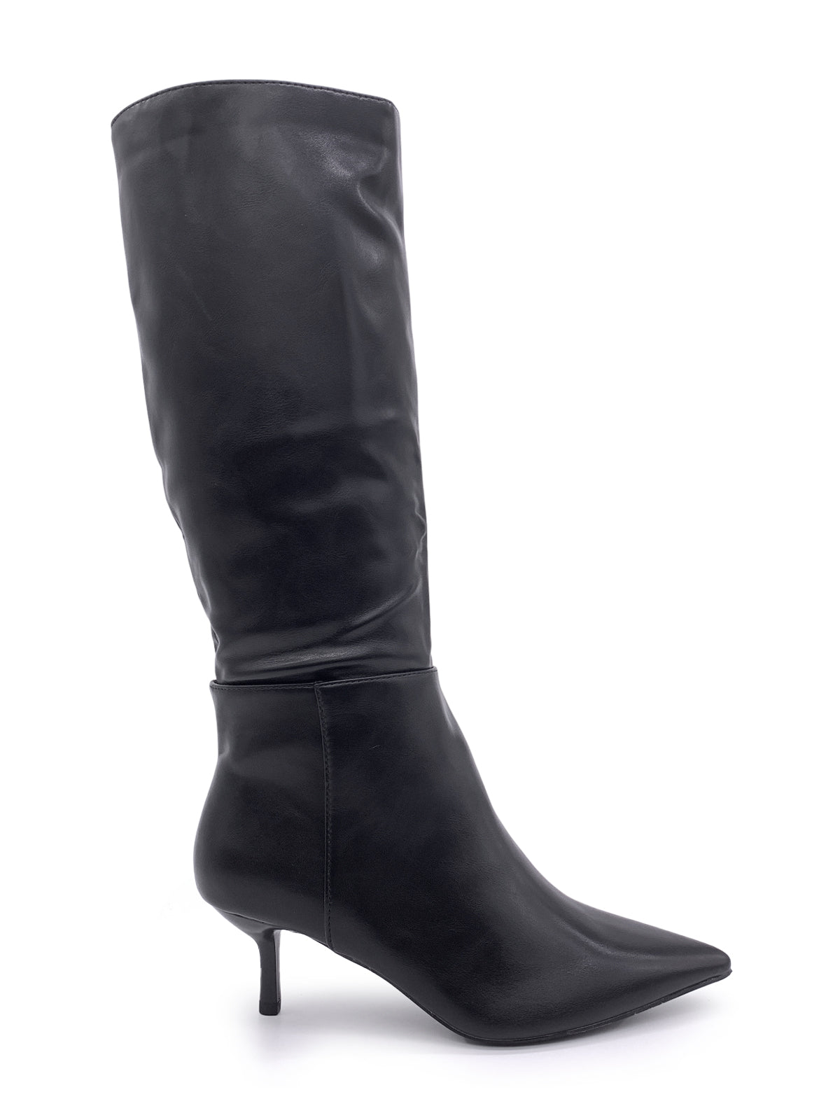 CHARLOTTE - Stivali in ecopelle con zip laterale