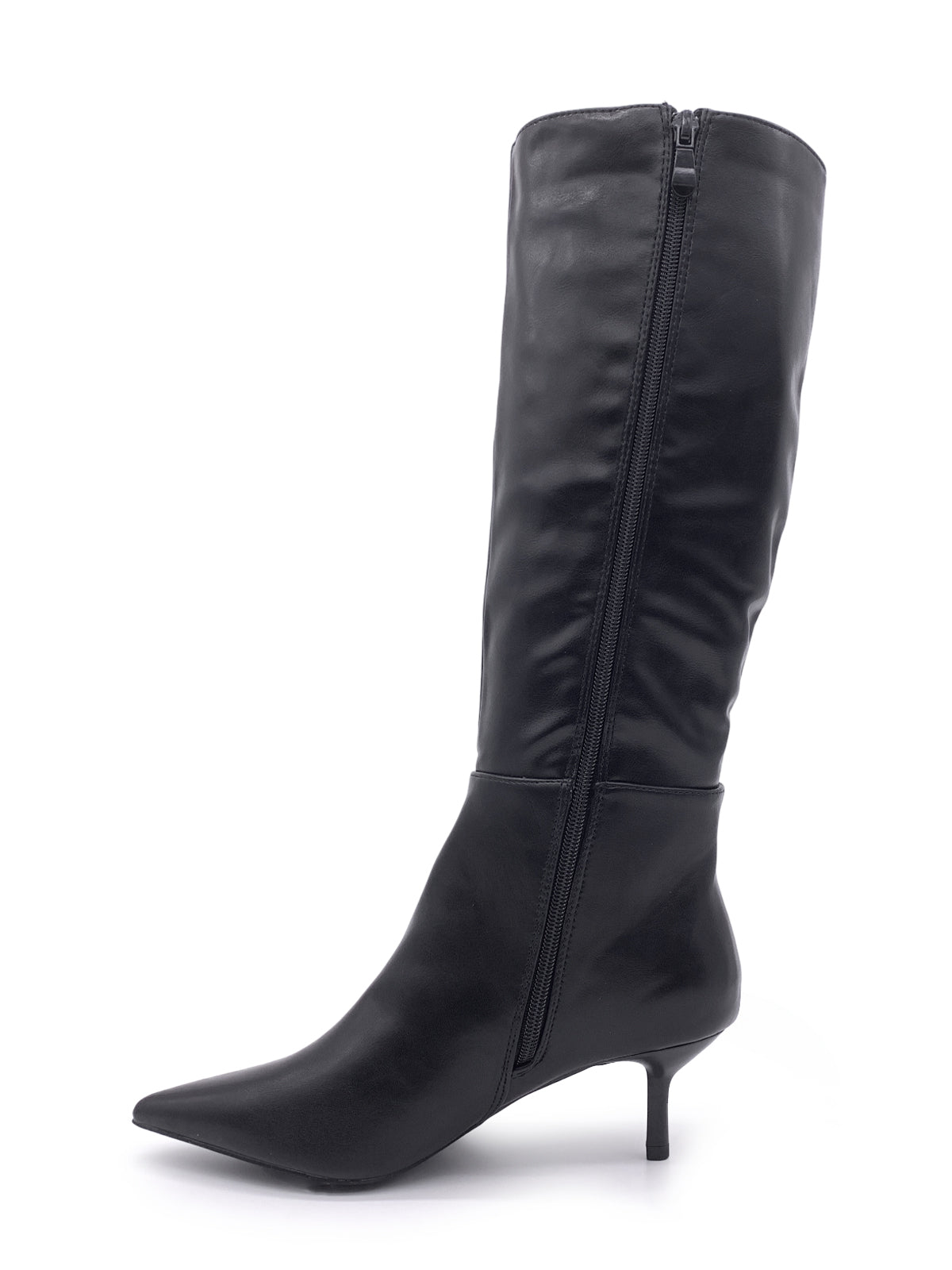 CHARLOTTE - Stivali in ecopelle con zip laterale